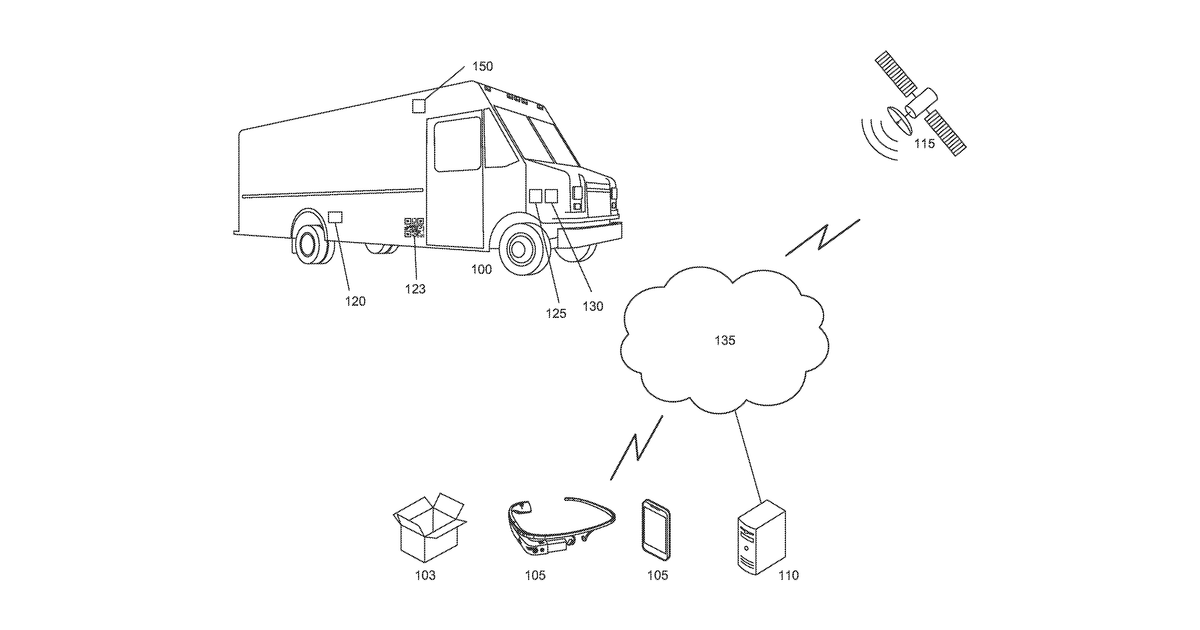 Patent drawing for Displaying items of interest in an augmented reality environment