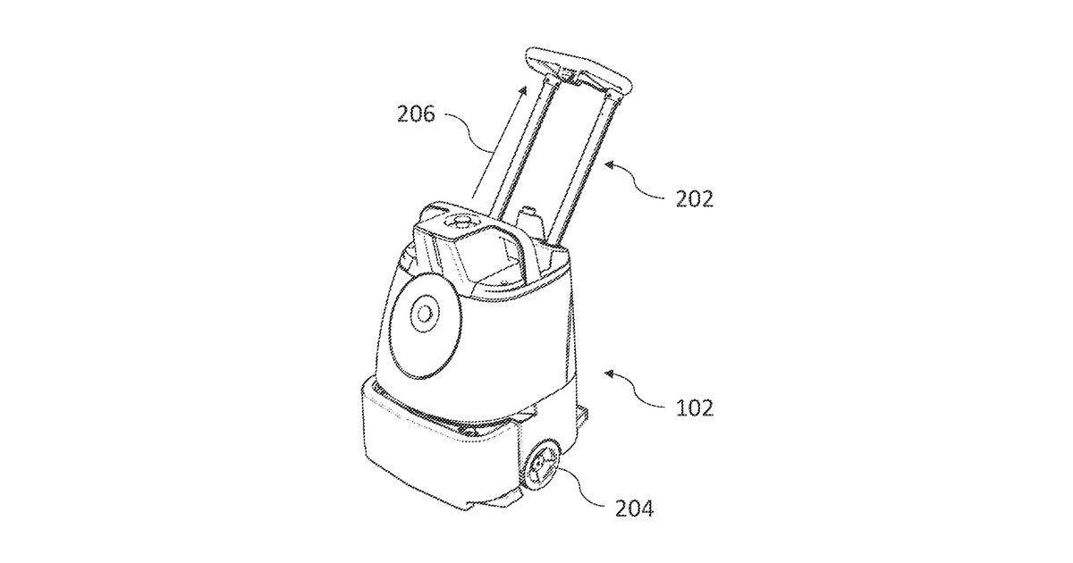 Patent drawing for Systems and methods for engaging brakes on a robotic device