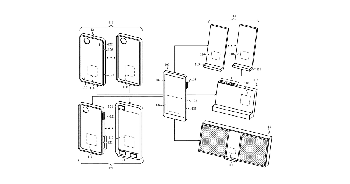 Patent drawing for Dynamic User Interface Schemes for an Electronic Device Based on Detected Accessory Devices