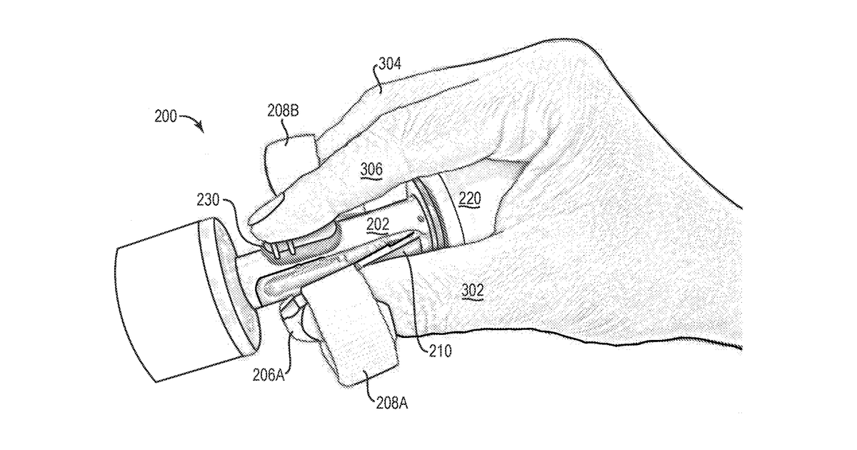 Patent drawing for Master control device and methods therefor