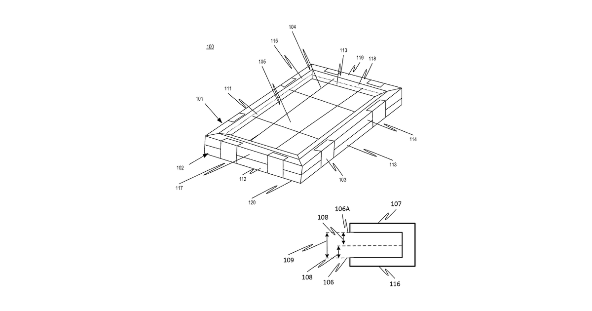 Patent drawing for Heating ventilation and air conditioner filter with user customizable filter elements
