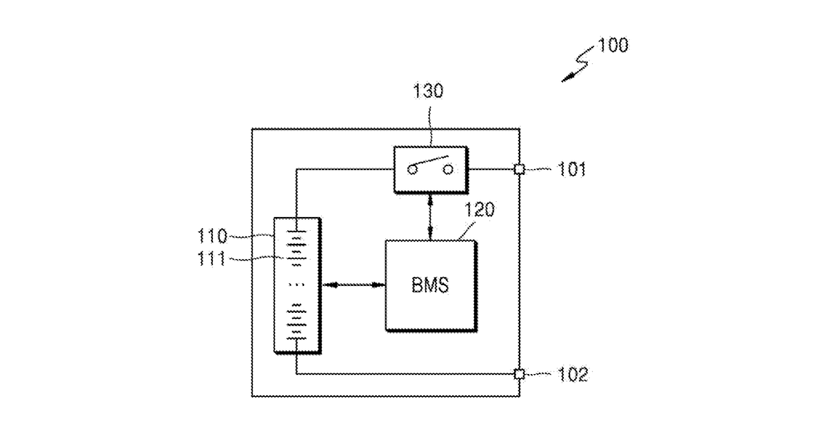 Patent drawing for Method and apparatus for estimating state of health of battery