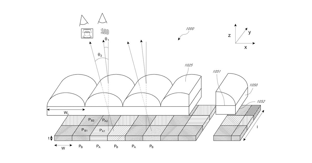 Patent drawing for Optical products, masters for fabricating optical products, and methods for manufacturing masters and optical products