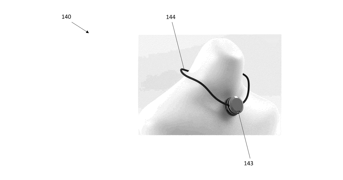 Patent drawing for Smart Wearable IOT Device for Health Tracking, Contact Tracing and Prediction of Health Deterioration