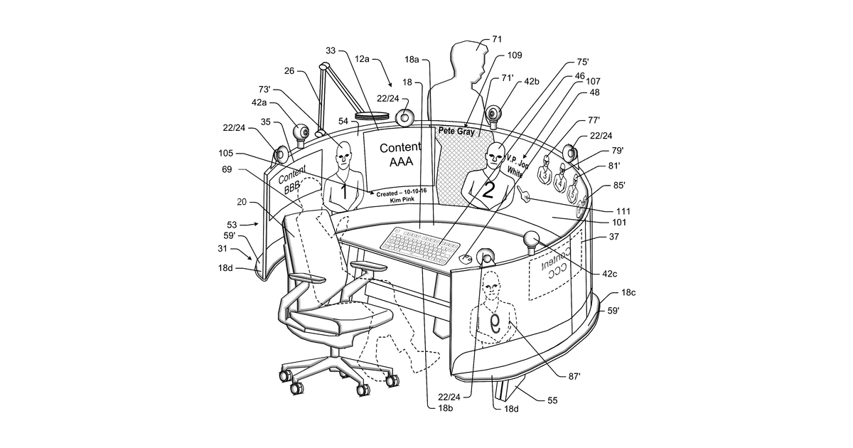 Patent drawing for Systems and methods for implementing augmented reality and/or virtual reality