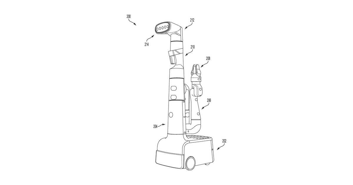 Patent drawing for Robotic Gripping Device for Grasping Handles and Objects