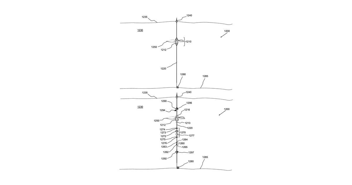 Patent drawing for Energy generating device