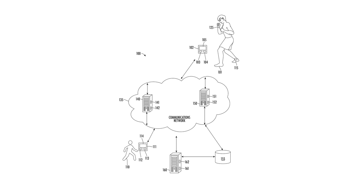 Patent drawing for Wearable device utilizing flexible electronics
