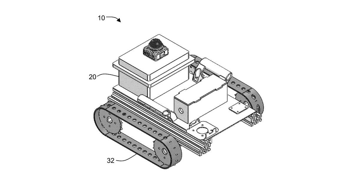 Patent drawing for System and Method for Robotic Inspection