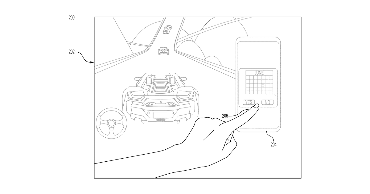 Patent drawing for Virtual devices in the metaverse