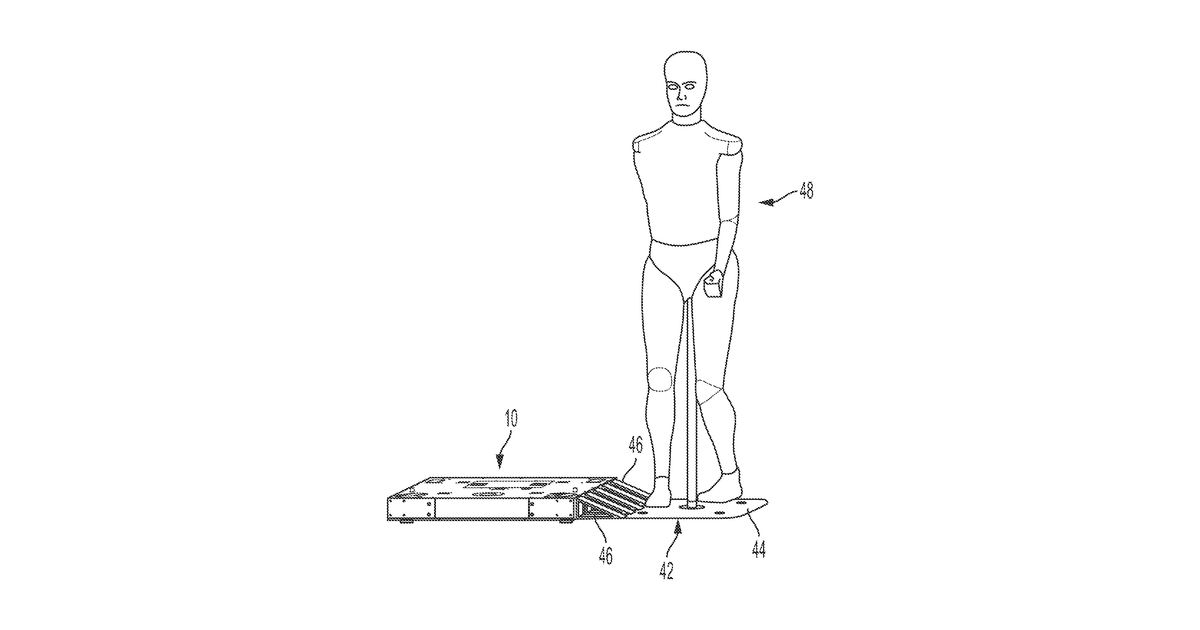 Patent drawing for Low-Profile Robotic Platform
