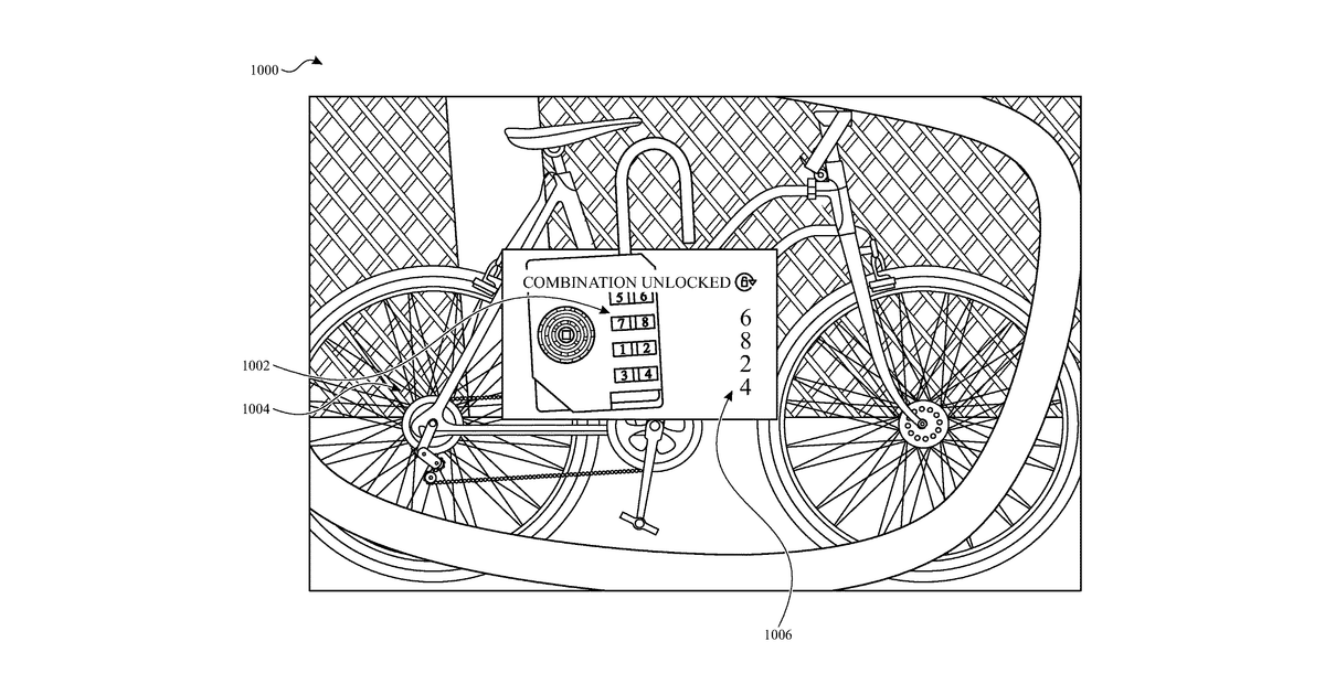 Patent drawing for Techniques for providing a digital keychain for physical objects