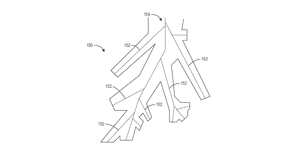 Patent drawing for Skeleton model instrument localization