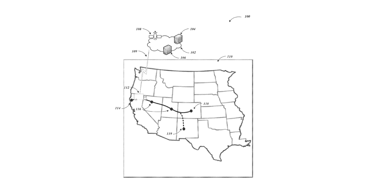 Patent drawing for Delivery vehicles for en route food product preparation