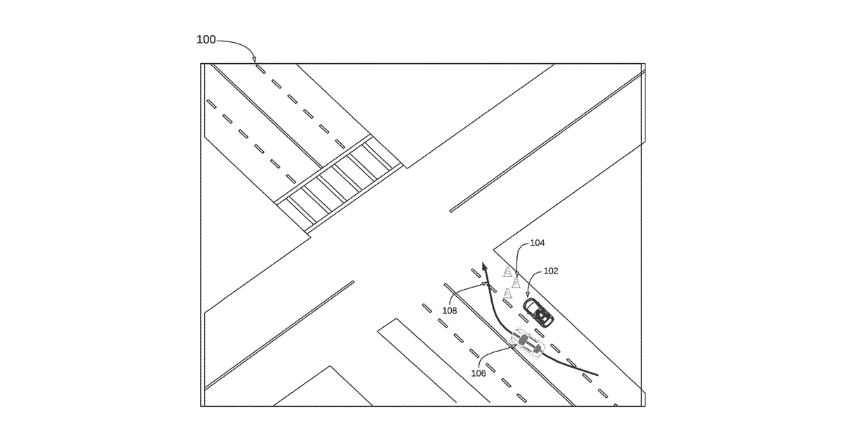 Patent drawing for Autonomous vehicle follow mode