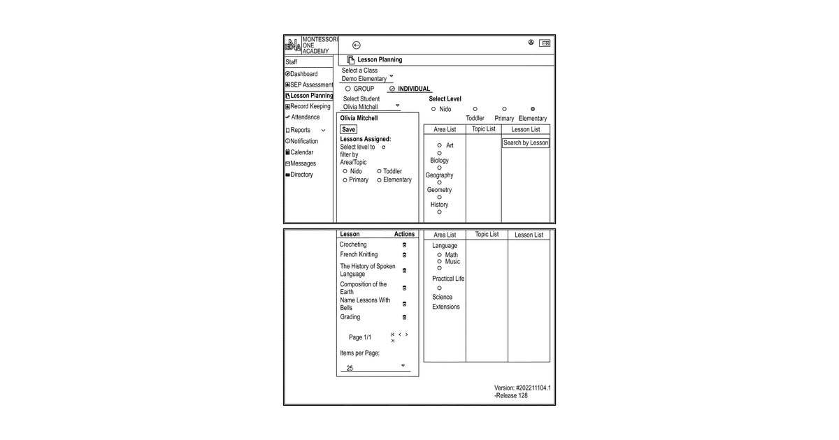 Patent drawing for Educational and Developmental Method and System