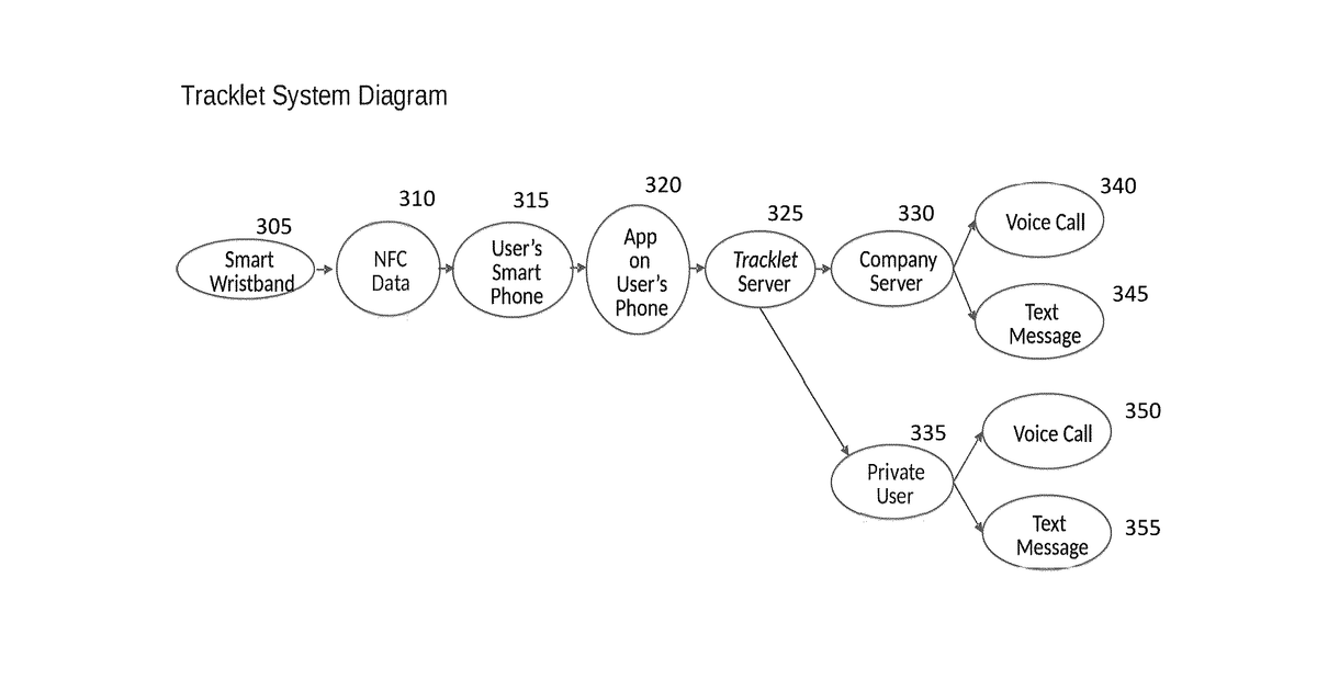 Patent drawing for Device and software application for detecting blood alcohol content