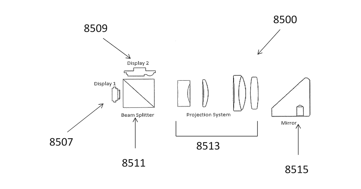 Patent drawing for Display system for a viewing optic