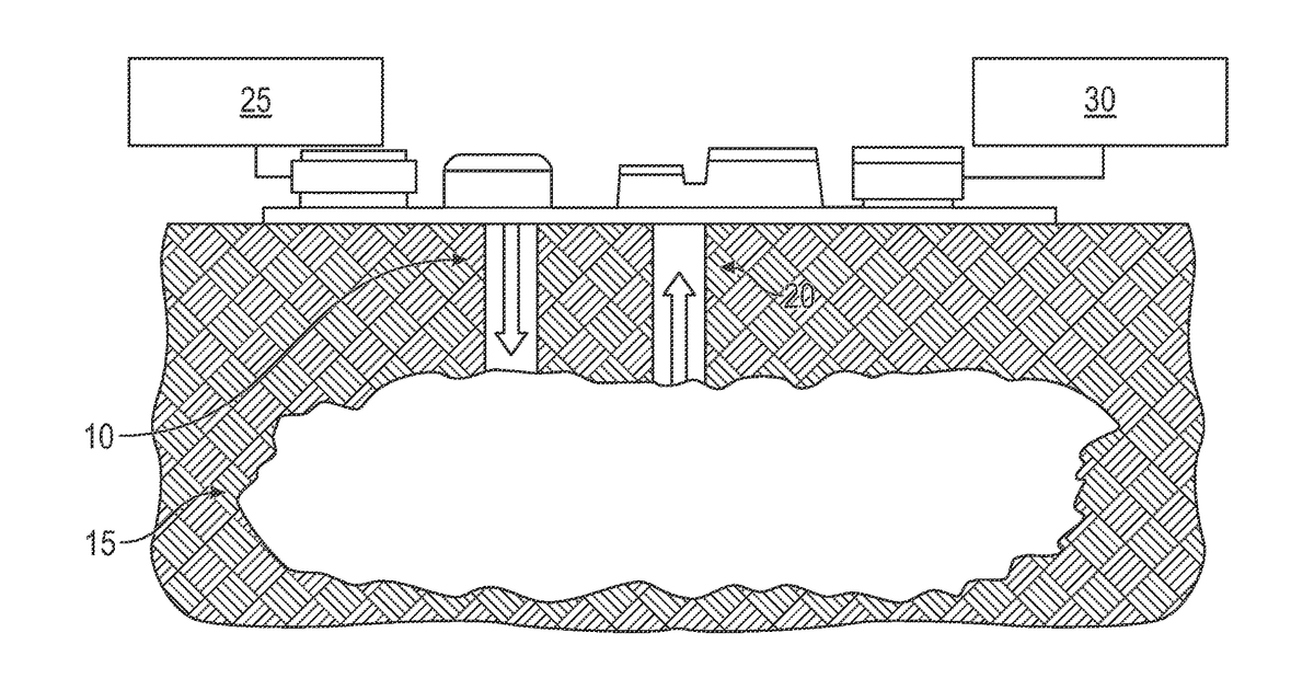 Patent drawing for Hydrogen enriched gas storage
