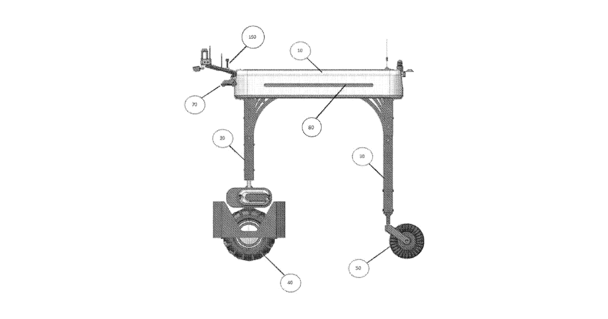 Patent drawing for Autonomous robot platform for pest identification and control