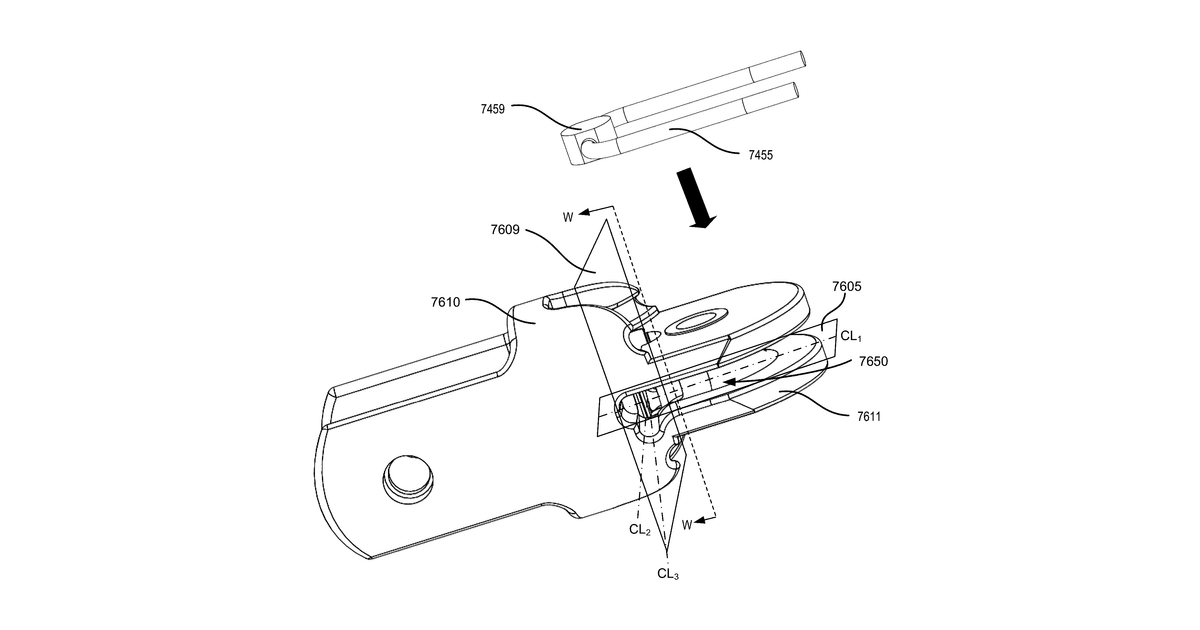 Patent drawing for Low-friction, small profile medical tools having easy-to-assemble components