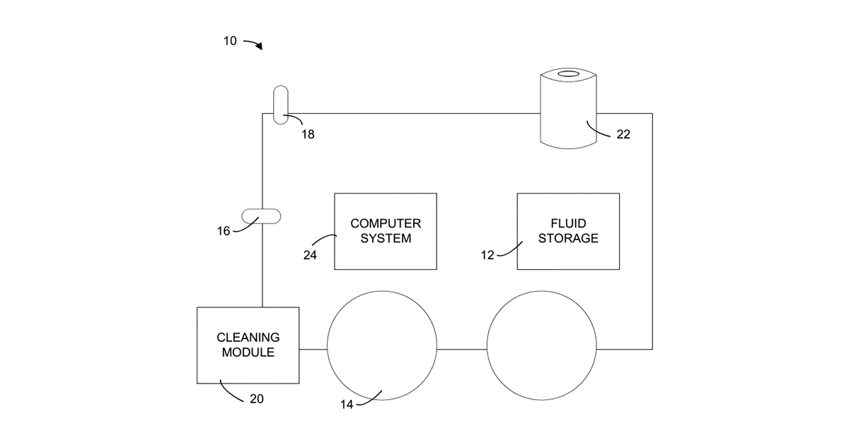 Patent drawing for Disinfection robots and disinfection methods