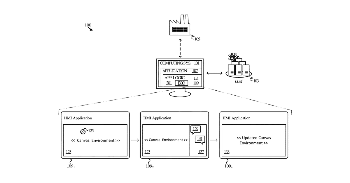 Patent drawing for Prompt engineering for artificial intelligence assisted industrial automation device troubleshooting