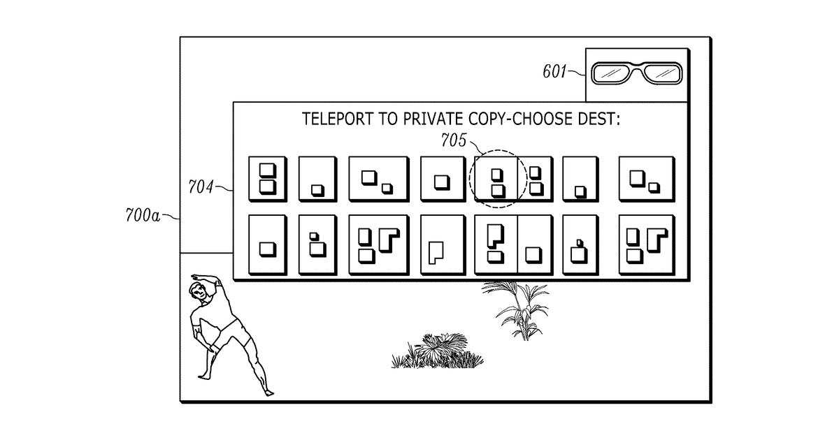 Patent drawing for System and method to prevent surveillance and preserve privacy in virtual reality