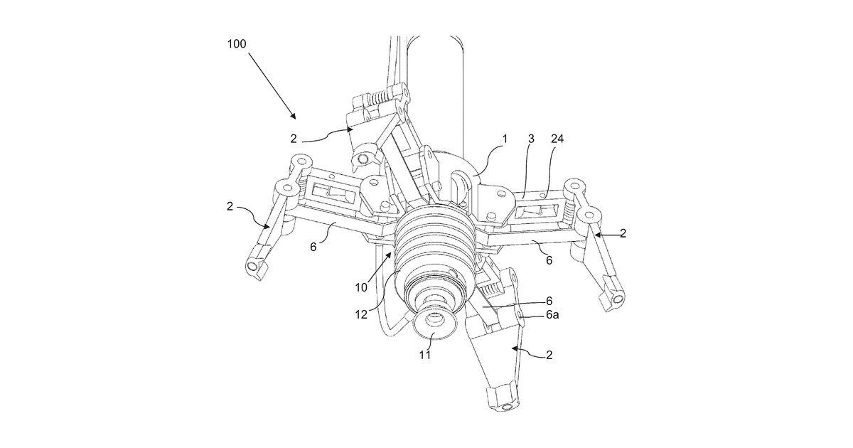 Patent drawing for A Robotic Gripping Device