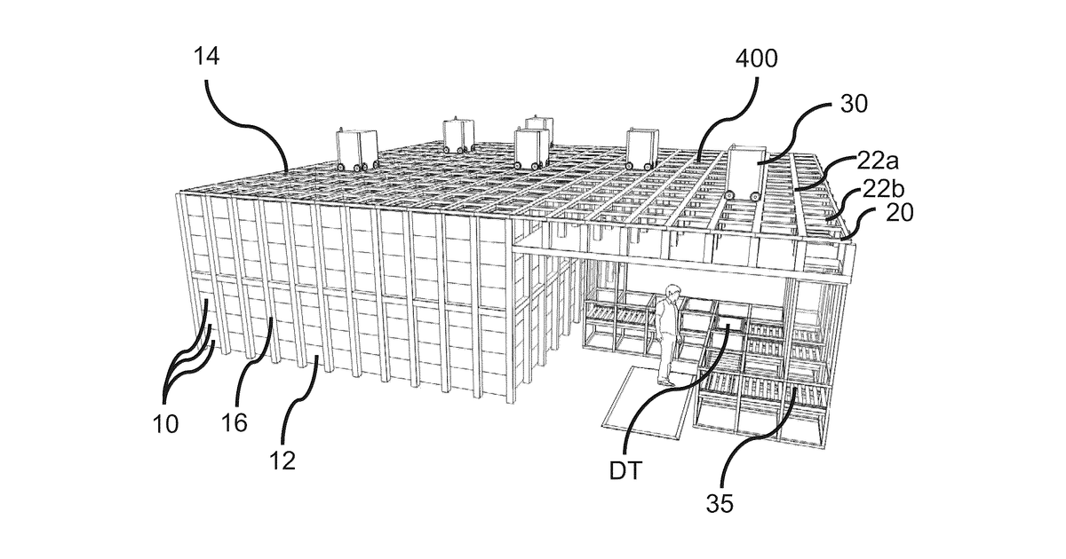 Patent drawing for System and method of order fulfilment