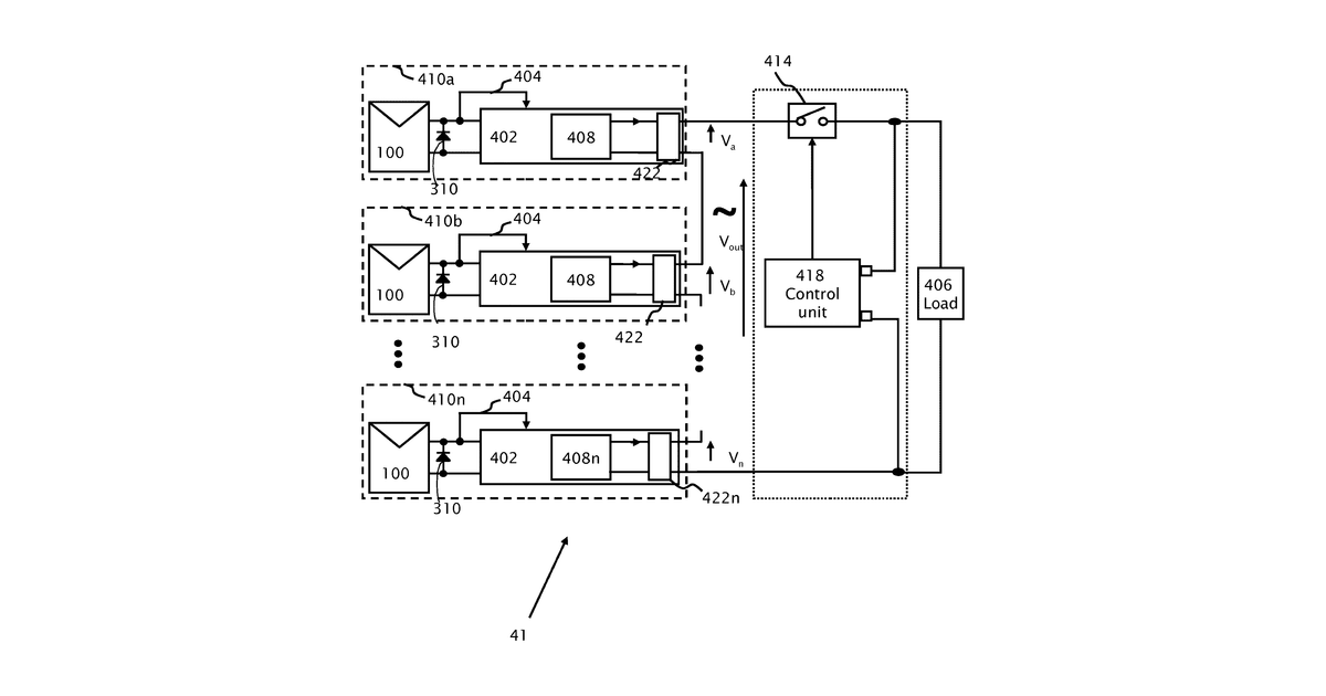 Patent drawing for Serially Connected Inverters