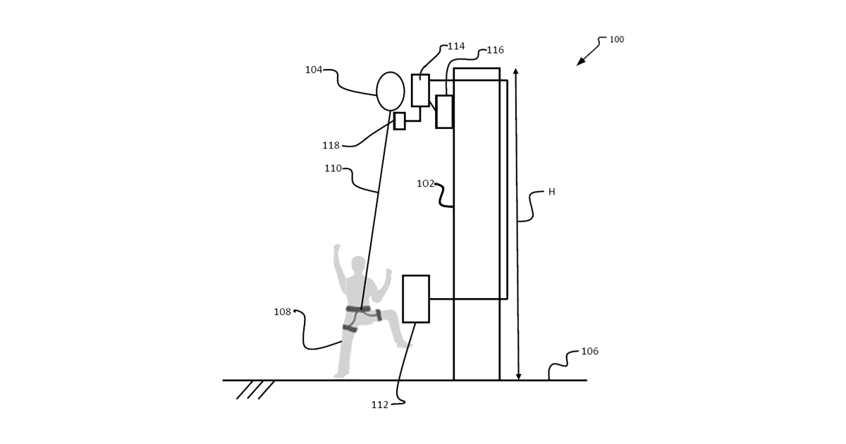 Patent drawing for Lock-off descent control systems and devices