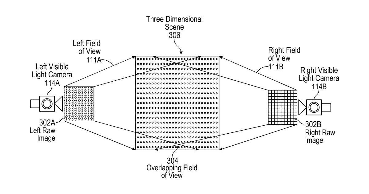 Patent drawing for Augmented reality prop interactions