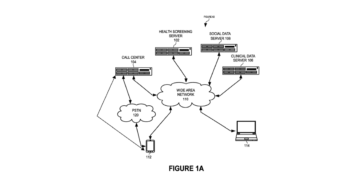 Patent drawing for Systems and methods for mental health assessment