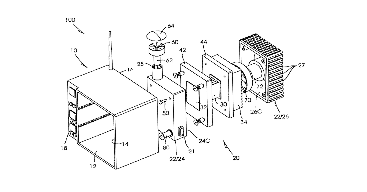 Patent drawing for Cooking appliance