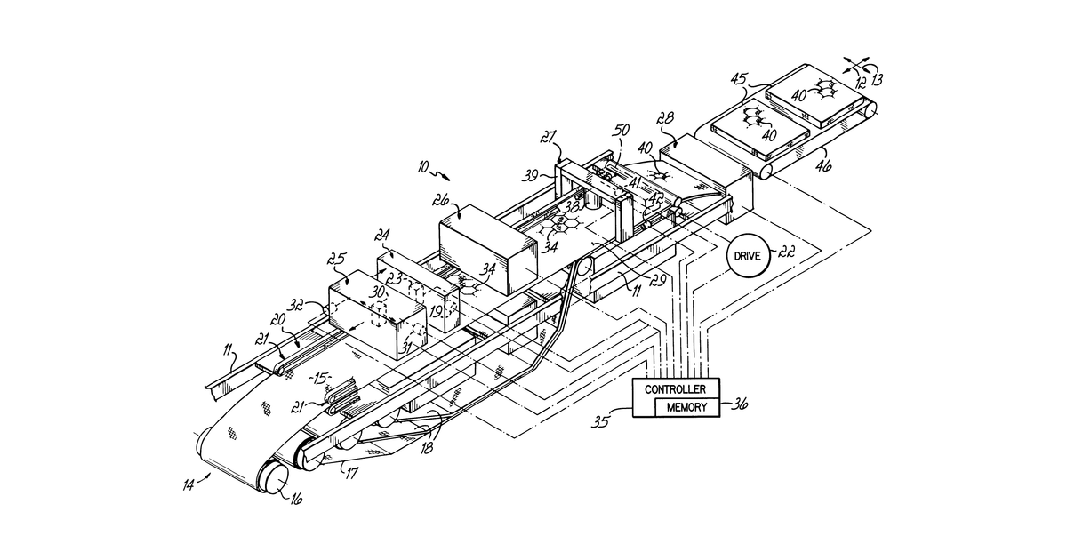 Patent drawing for Method and apparatus for ink jet printing on textiles