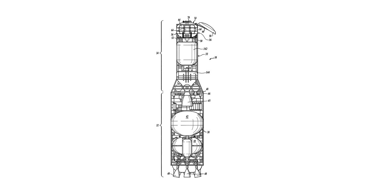 Patent drawing for Logistics module system and method