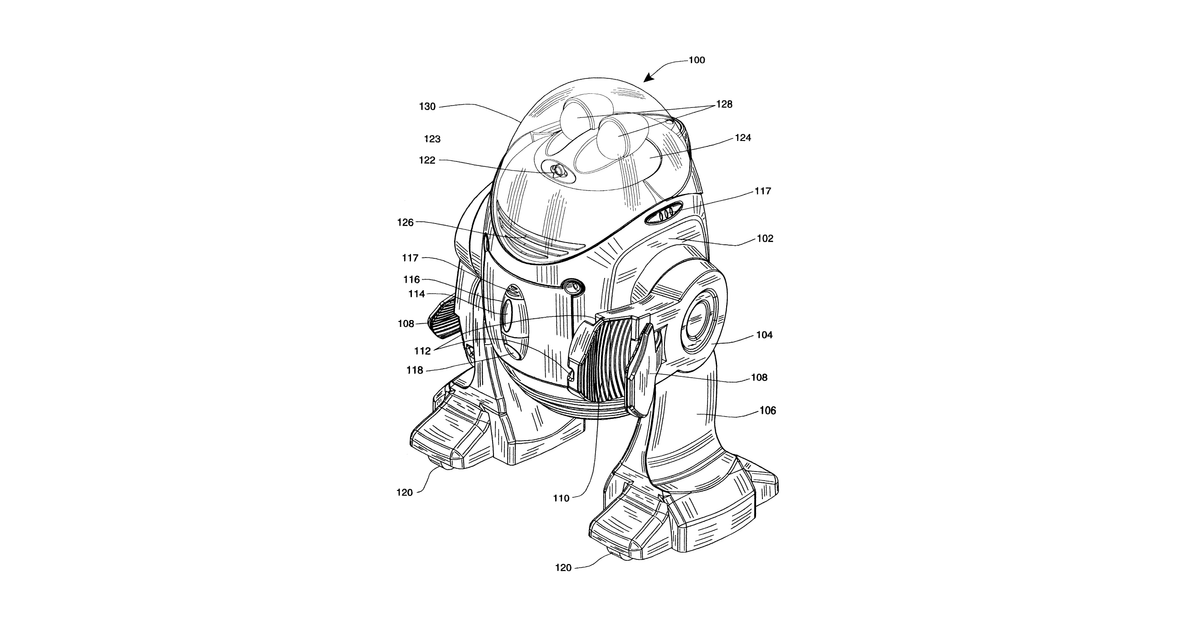 Patent drawing for Robot capable of gripping objects