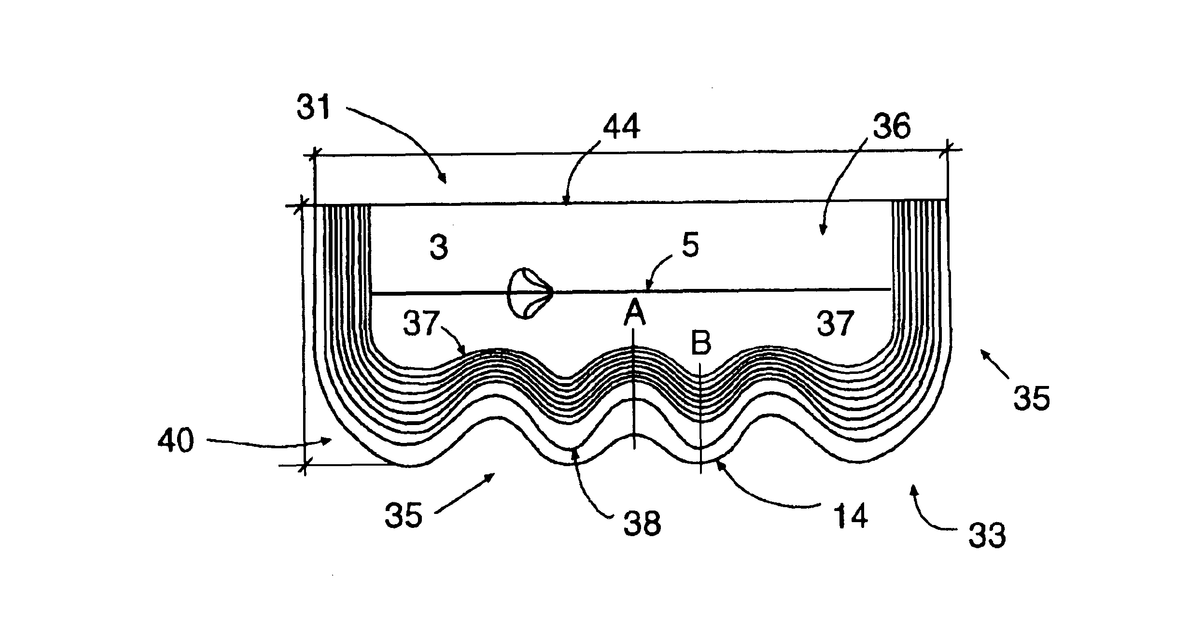 Patent drawing for Moving reef wave generator