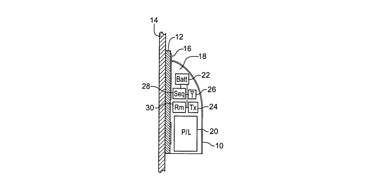 Patent drawing for Compact external launcher for small space payloads