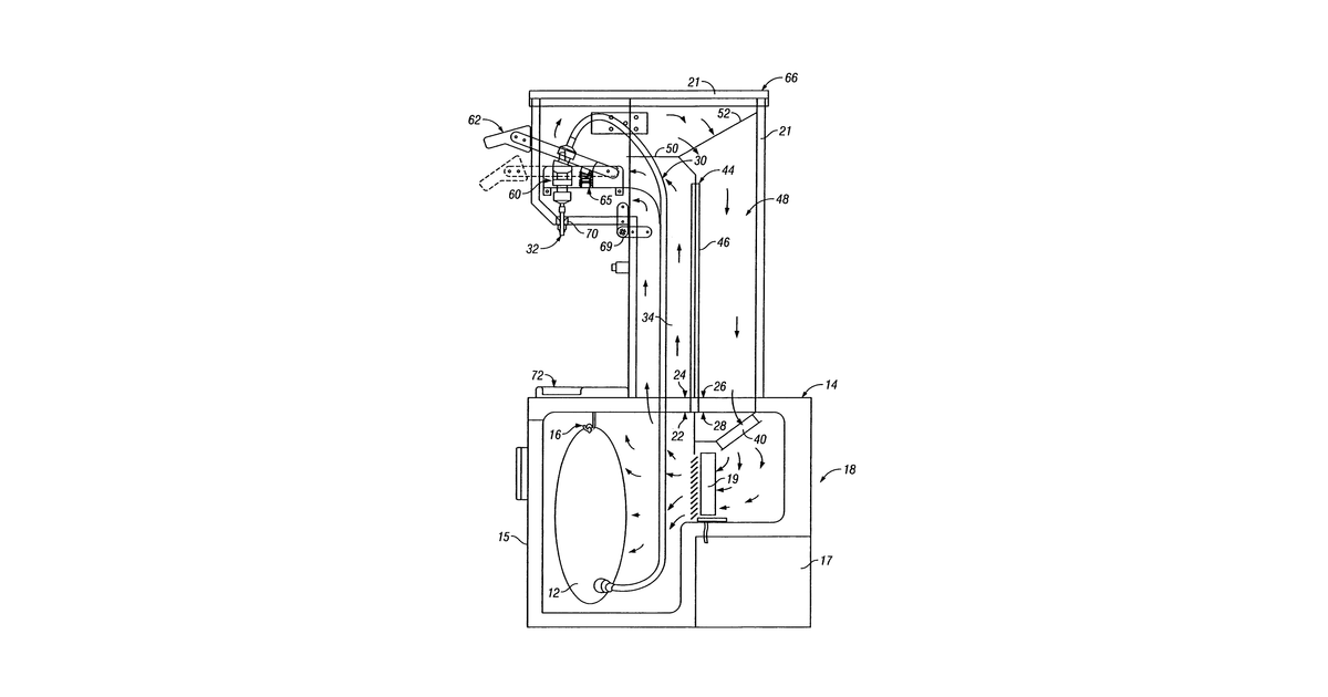 Patent drawing for Product dispenser