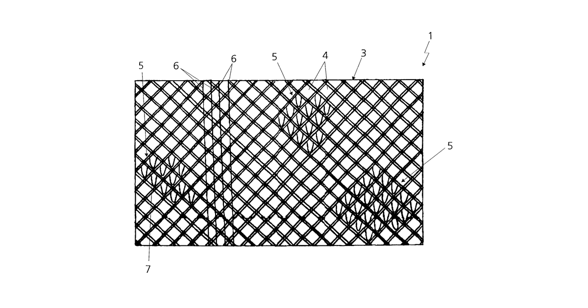Patent drawing for Camouflage net