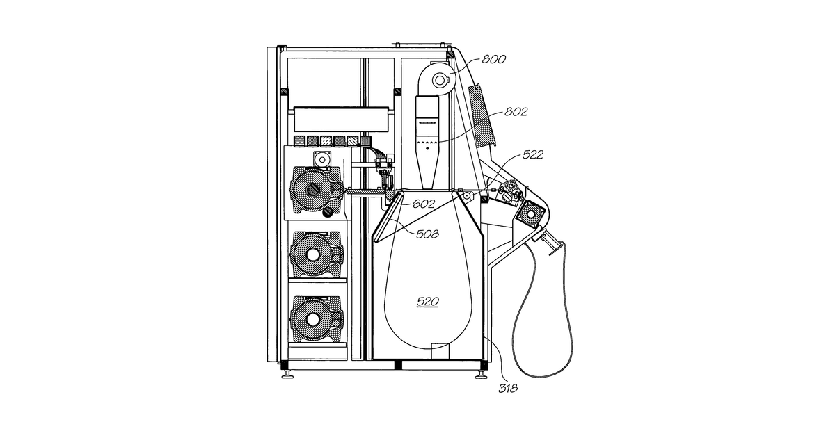 Patent drawing for Inkjet printer with in-built drying compartment