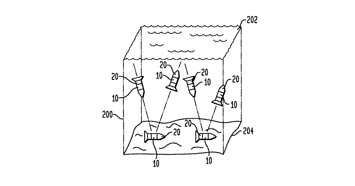 Patent drawing for Underwater power generation using underwater thermocline