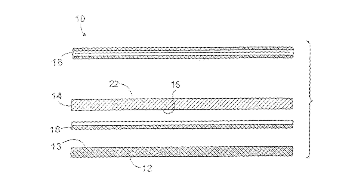 Patent drawing for Electric heating/warming fabric articles