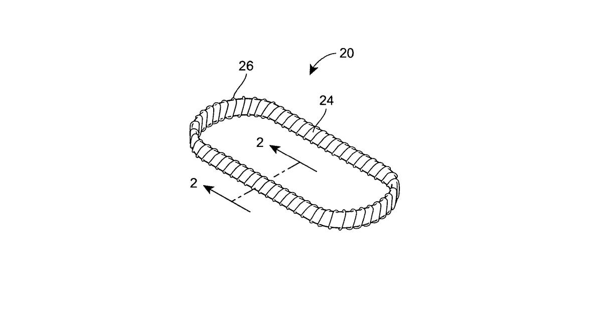 Patent drawing for Elastic band