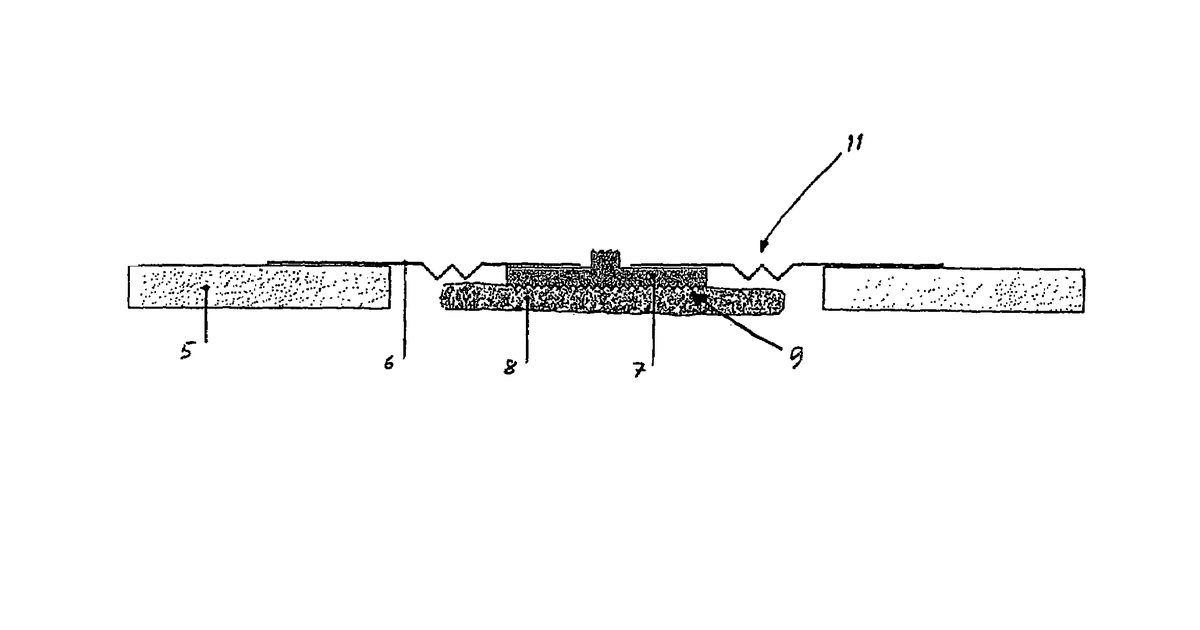Patent drawing for Electrode for obtaining a biopotential signal