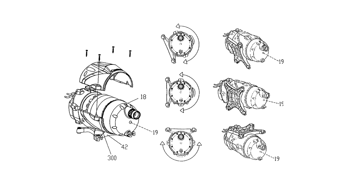 Patent drawing for Centrifugal multistage pump