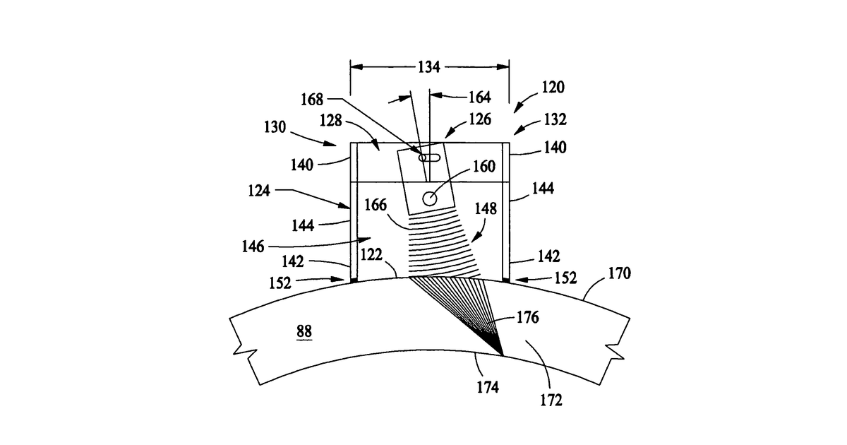 Patent drawing for Methods and apparatus for detecting cracks in welds