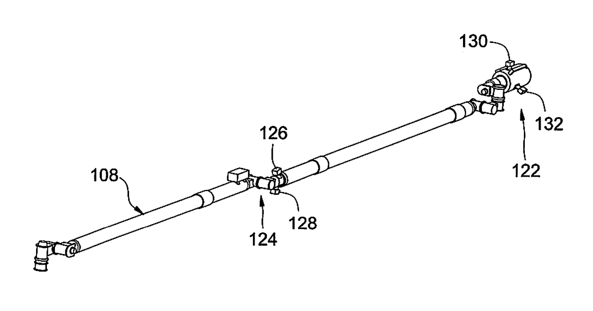 Patent drawing for Method and associated apparatus for capturing, servicing, and de-orbiting earth satellites using robotics